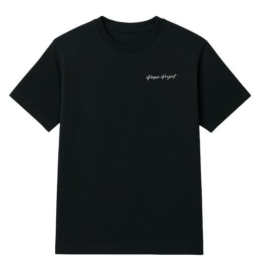 PAPER PROJECT. SIGNATURE JERSEY BLACK